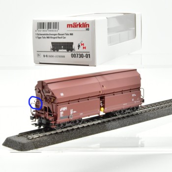(Neu) Märklin 00730.02 Großraum Schwenkdachwagen, mit Bremsspindel,einzeln aus Display,