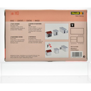 Faller H0 120236- 3 Trafo-Stationen, (99034)