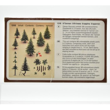 Faller 1318 Bausatz 8 Tannen H0/N, (70156)