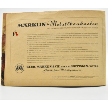Märklin 171a Anleitungsheft zum Metallbaukasten, (78784)