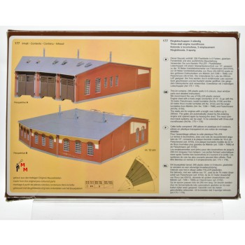 Faller H0 177 "Ringlokschuppen 3-ständig", (99702)