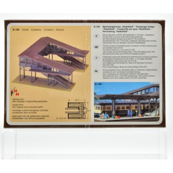 Faller H0 B-186.1 Bahnsteigbrücke Radolfzell, (99712)