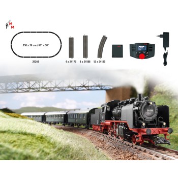 (Neu) Märklin 29244 Digital-Startset "Nebenbahn mit BR 24 (Rauchsatz)"