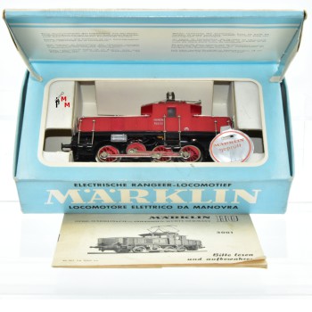 Märklin 3001.1 E-Lok BR E63, DB, mit Prüfsiegel, (30142)