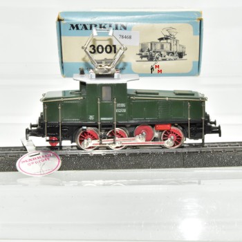 Märklin 3001.2 E-Lok BR E63, DB, "3000", mit Prüfsiegel, (78468)