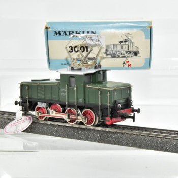 Märklin 3001.2 E-Lok BR E63, DB, "3000", mit Prüfsiegel, (78468)