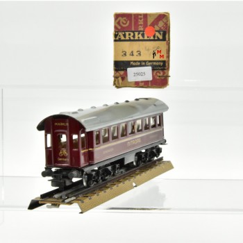 Märklin 343K.7 Mitropa Schlafwagen, beleuchtet, (25025)