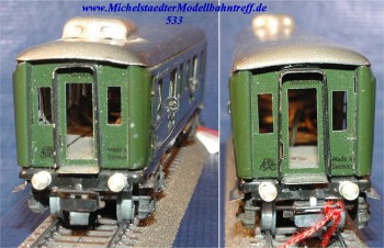 Märklin 354B.5  D-Zug Gepäckwagen beleuchtet, (533)
