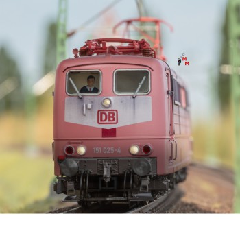 (Neu) Märklin 39136 E-Lok BR 151, ausgeblichen und gealtert, MHI