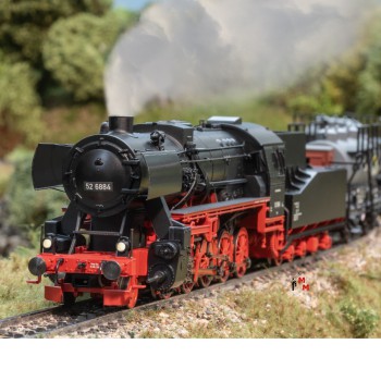 (Neu) Märklin 39535 Dampflok BR 52  "Steifrahmen-Tender", DB, Ep.IIIa