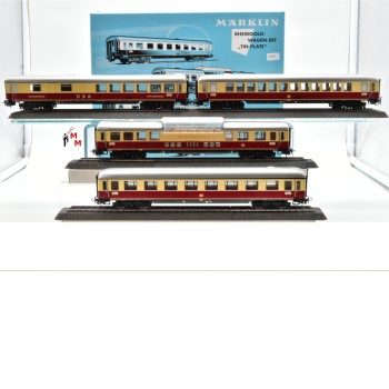 Märklin 40851 Personenwagen-Set "Rheingold", "Tin Plate", (66704)