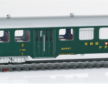 (Neu) Märklin 43369 Leichtstahlwagen-Set, 5 Wagen, SBB, Ep.IIIa,