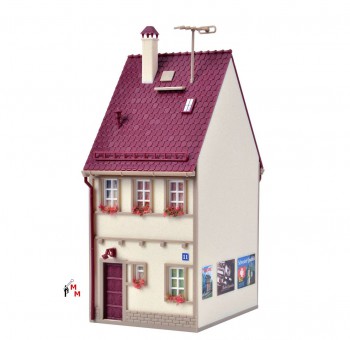 (Neu) Vollmer 43670 Bausatz "Fachwerkhaus Bahnhofstrasse 11",