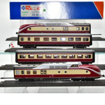 Roco 43883/43068/43069 Dieseltriebzug VT11.5 mit 2 Ergänzugssets, digital, beleuchtet, Wechselstrom, (21035)
