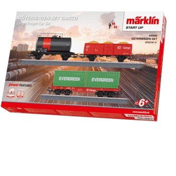 (Neu) Märklin 44506 Güterwagen-Set Cargo, Start up,