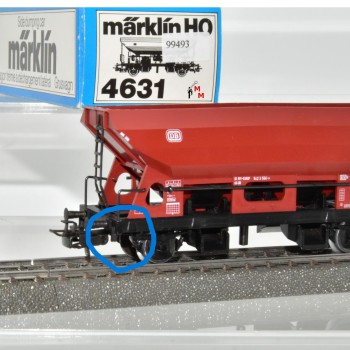 Märklin 4631.2 Drehschieber-Seitenentladewagen, (99493)