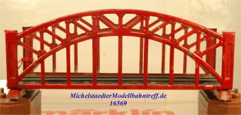 Märklin 467.2 Bogenbrücke, rot, 18 cm, (16569)