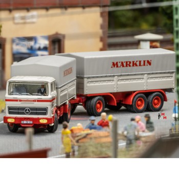 (Neu) Märklin 47412Set "Rollende Landstraße" mit LKW, DB Ep.IV,,