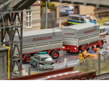 (Neu) Märklin 47412Set "Rollende Landstraße" mit LKW, DB Ep.IV,,