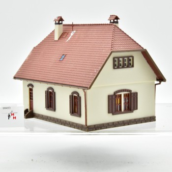 Vollmer 43570 Doppelhaus "Kleine Dorfschule", fertig gebaut, (99453)