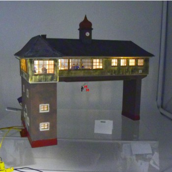 Faller 120111 Reiestellwerk "Neustadt", beleuchtet, fertig gebaut, (99505)