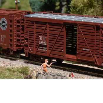 (Neu) Trix 24915 US Güterwagen-Set, (5 Wagen)