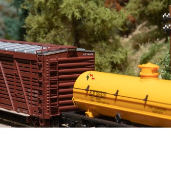 (Neu) Trix 24915 US Güterwagen-Set, (5 Wagen)