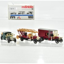 Märklin 1893 "3 Oldtimer-Feuerwehren", (78174)