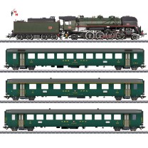 (Neu) Märklin 26141 Zugset "Museumszug", mit Dampflok 141 R,