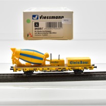 Viessmann 26255 Niederbordwagen mit Betonmischer, digital, (66332)