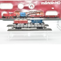 Märklin 2853 Zugpackung "Gleisbauzug", Diesellok mit Telexkupplung, (25167)