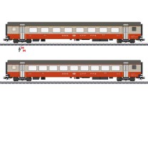 (Neu) Märklin 42191 Personenwagen-Set "Swiss Express", Ep.IV, (2 Wagen)