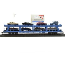 Märklin 4233.1 Autotransportwagen DB, beladen, (78979) Märklin 4233.1 Autotransportwagen DB, beladen, (78979)