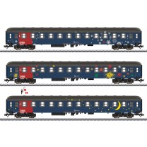 (Neu) Märklin 42698 Reisezugwagen-Set, 3 Wagen, DSB, Ep.V,