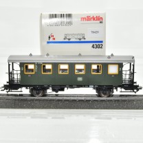 Märklin 4302 Plattformwagen 2.Kl., beleuchtet, (78429)