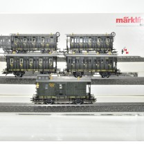 (Neu) Märklin 43984, 5-teiliges Personenwagen-Set der K.Bay.Sts.B., Ep.I, (99010)