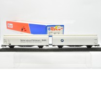 Roco 44162 Doppeleinheit 2-achsiger Schiebewandwagen BMW, Wechselstrom, (78714)