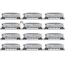 (Neu) Märklin 45666 US Hopper Car-Set, BNSF, Ep.VI, (12 Wagen)