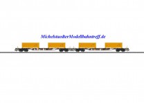 (Neu) Märklin 47131 Containertragwagen-Set "Erdaushub Stuttgart 21", (geänderte Betriebsnummer),