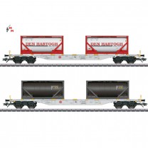 (Neu) Märklin 47137 Containerwagen-Set "Den Hartogh", Ep,VI,  Ep. VI,