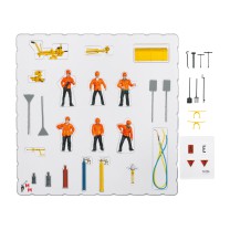 (Neu) Märklin 56408 Spur 1 Figurengruppe Gleisbaurotte mit Zubehör,