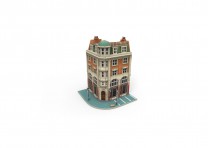 (Neu) Märklin 72783 Gebäudebausatz "Eckhaus Bank", (Puzzle),