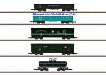 (Neu) Märklin Spur Z 82498 Wagenset US Cars, Ep. IV,