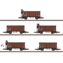 (Neu) Märklin Spur Z 86605 Güterwagen-Set G 10 DB EP.III,