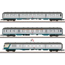 (Neu) Märklin Spur Z 87183 Wagenset "Karlsruher Kopf" der DB AG, Ep.V,