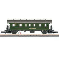 (Neu) Märklin Spur Z, 87514 Behelfs-Gepäckwagen der DB, Ep.III, (Neu) Märklin Spur Z, 87514 Behelfs-Gepäckwagen der DB, Ep.III,