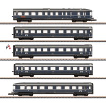 (Neu) Märklin 87615 Schnellzugwagen-Set "Blauer Enzian", (5 Wagen) MHI 01/2026