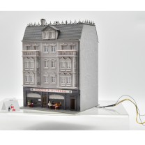 Faller 130446 Stadthaus "Pizzeria Alfredo", beleuchtet, fertig gebaut, (99370)