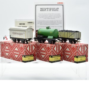 Märklin 00100 Replika Wagen, 3-teiliges Set, (30946)