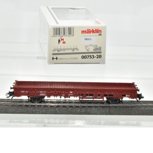 Märklin 00753-20 Rungenwagen, ohne Beladung, (88071)